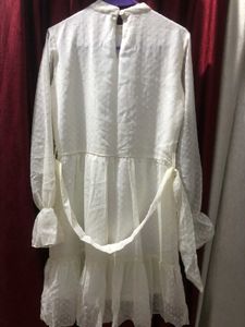 White Georgette Frock.