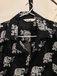 Elephant Print Shirt