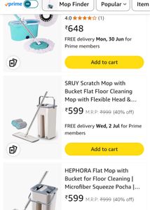 🆕 Wet And Dry Flat Cleaning Mop With Bucket.