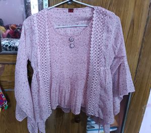 Pink Floral Top