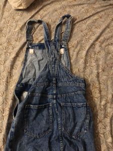 H&amp; M Denim Dungaree Jumpsuit