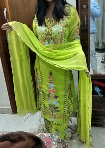 Kurta Palazzo And Dupatta Set