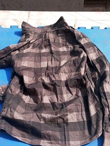 mens check type shirt