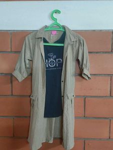 Girls' Beige Cover-Up