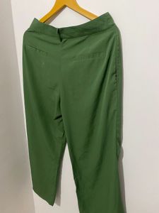 Green Wide Leg Pants