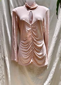 I. SEXY LONG RUCHED TOP