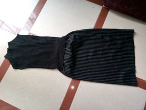 Striped Panel Knit Top