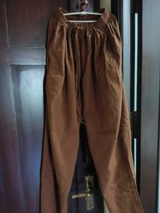 Brown Drawstring Pants