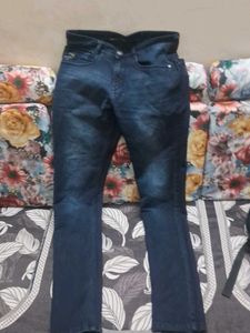 Dark Blue Denim Jeans