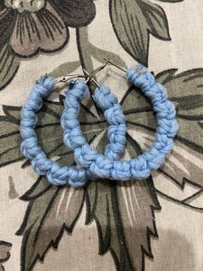 Pair Of 2 Blue Earrings