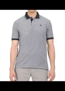 Gray Short Sleeve Polo Shirt Arrow Sport