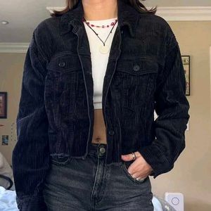 Corduroy Cropped Jacket