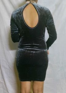 Elegant Velvet Mini Dress