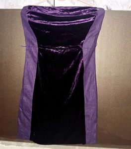 strapless mini dress