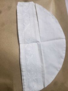 Muslim Prayer Cap Chikankari Embroidered