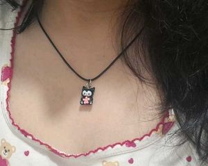 Resin Kuromi Charm Necklace