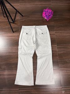 White Cargo Pants
