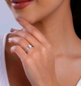 GIVA Silver Bold Ring