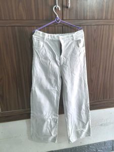 White Wide Leg Jeans