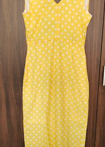 Sexy Polka Dot Back Tie Bodycon Dress