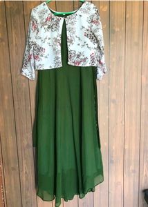 Women Dress With Attached Jacket