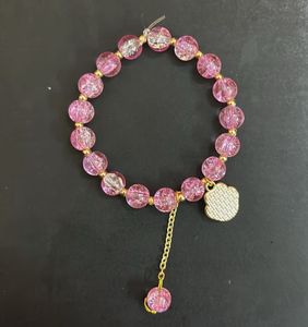 Pink Paw Charm Bracelet