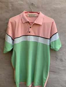 Color Blocked vintage Polo T-Shirt