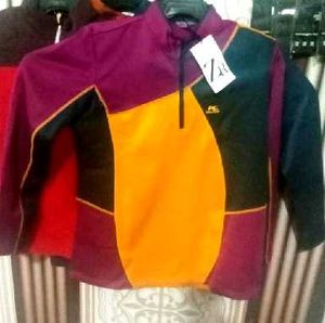 Color Block Pullover Jacket