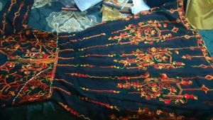 Floral Thread Work Designer Women Kurti, Dopatta