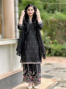 Premium Rangoli Crush Kurta Set For Women