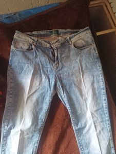 Acid Wash Denim Jeans