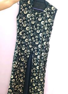Unique Pattern Sleeveless Dress