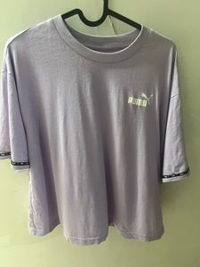 Puma Crop  Lavender T-shirt