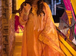 Peach Kurta Set