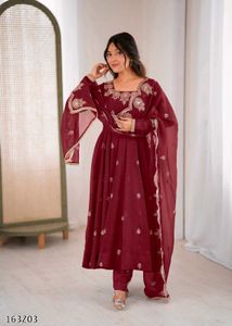 Anarkali Three Piece Set