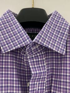 Ralph Lauren Purple Checkered Shirt