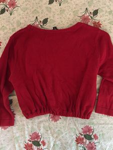 Maroon Knitted Top