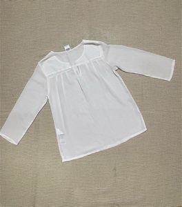 White Embroidered Top