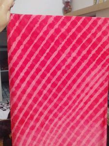 Red Striped Saree