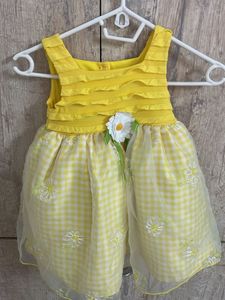 Yellow Gingham Dress