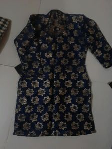 blue color kurti