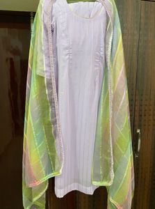 Lavender Salwar Suit & Dupatta