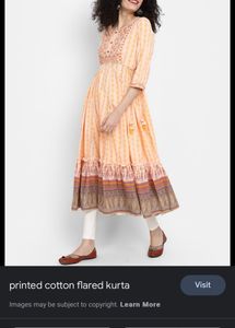 Beautiful Frock Type Kurti With Pink Shade 🌺🦩🎟️🩰