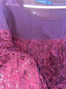 Lace Detail Top XL