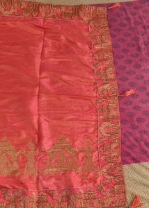 Embroidered Saree With Blouse