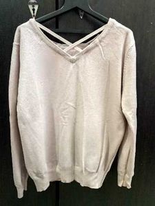 ✨ Cozy Glitter Knit Top w/ Criss-Cross Neck ✨