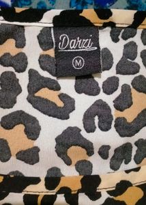 Panther Print Top