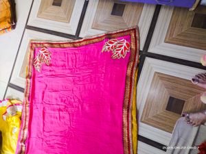 2 Colour Saree With Blouse