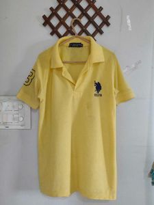 USPA Yellow Polo Shirt
