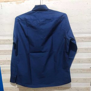 Givenchy Men&#39;s Blue Long Sleeve Dress Shirt